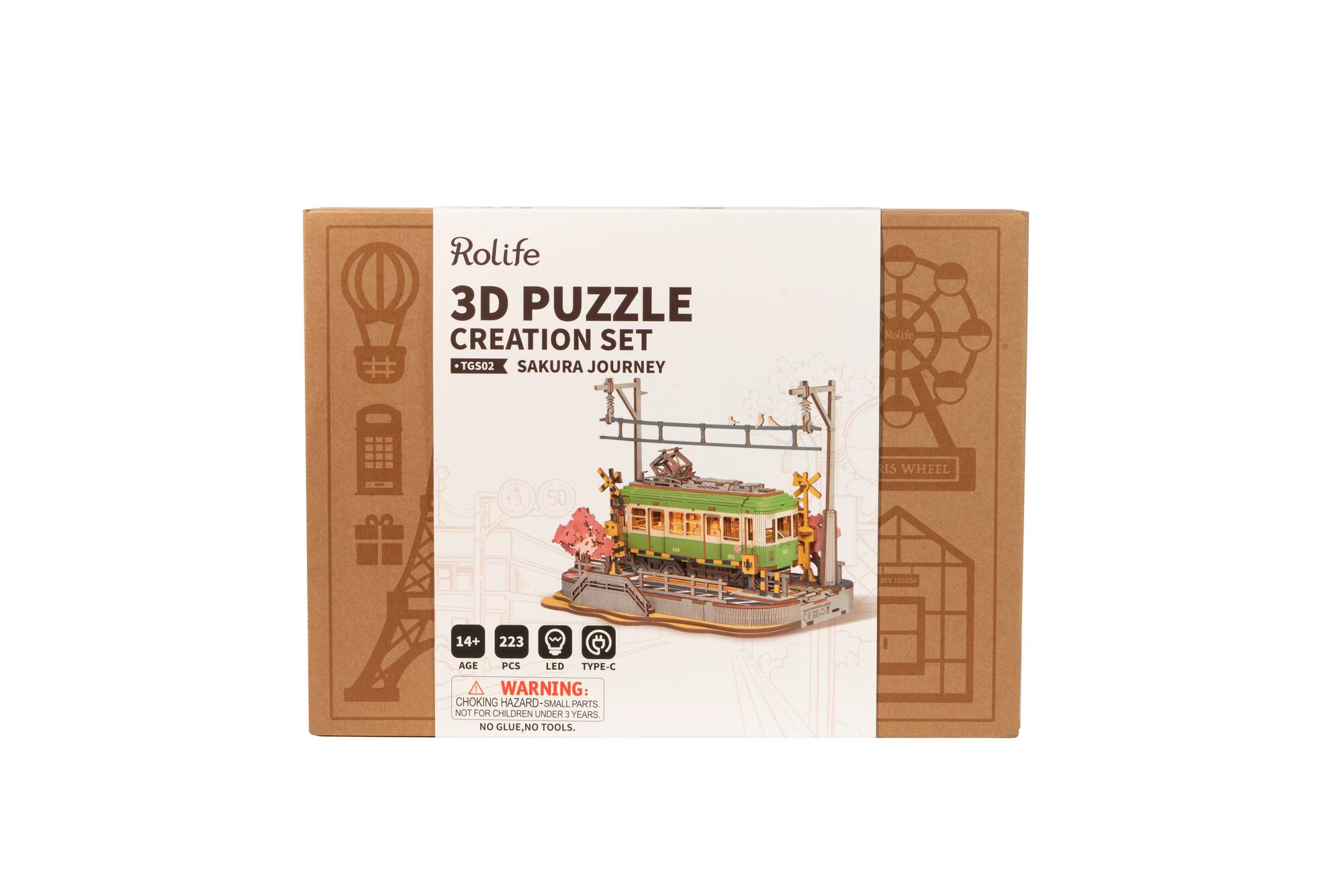 Rolife® Sakura Journey 3D Puzzle Creation Set